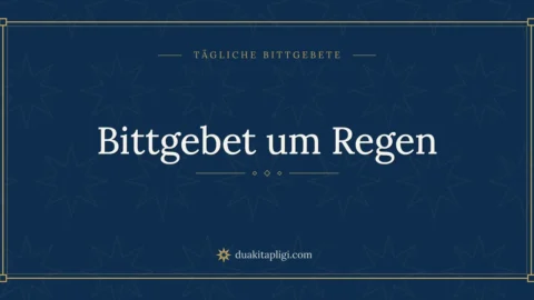 Bittgebet um Regen