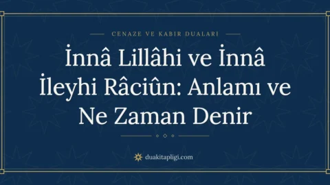 Inna lillahi wa inna ilaihi radschi’un