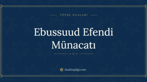 Munadschat von Ebussuud Efendi